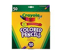 Crayola 50 lápices de colores, proyectos artísticos y colorear