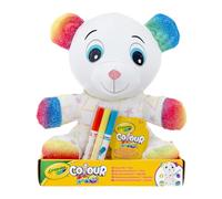 CRAYOLA - Colour Me Plush, Peluche para Colorear con 3 Rotuladores, Tema Osito, Actividad Creativa y Regalo para Niños, a Partir de 3 Años, 4026323