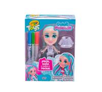 CRAYOLA Colour 'N' Style Friends Dolls-Skye| Juego Creativo para Colorear con marcadores Lavables para niños a Partir de 3 años, Individual, Color Violeta, 5 Count (Pack of 1) (918938.005)
