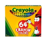 Crayola Crayon Set 3-5/8"""" Permanente/Impermeable 64/BX Surtido Se vende como 1 caja