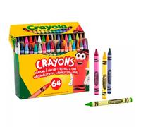 64 CERAS CRAYOLA + SACAPUNTAS