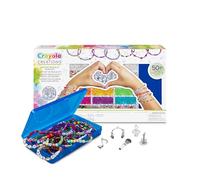 CRAYOLA Creations - Super Kit de Pulseras DIY Tema música y conciertos, con más de 2000 Abalorios, Colgantes, Letras, Gomas, Estuche Incluido, Idea Regalo Creativa para niños 8+ años, 04-2979