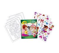Crayola Fancy Nancy Coloring Pages & Sticker Sheets, Gift for Girls, Ages 3, 4, 5, 6, 7
