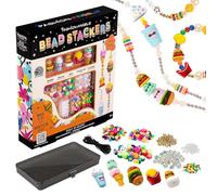 CRAYOLA-Fashion Angels-Bead Stackers-Juego de Comida rápida, Kit de creación de Collares y Pulseras 13238