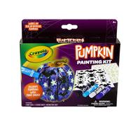 Crayola Galaxy No Carve Pumpkin Kit de decoraciσn Menos desorden Juego de pintura para niρos Pegatinas que brillan en la oscuridad