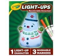 CRAYOLA- Navidad Muñeco de Nieve Iluminado, Multicolor, Talla única (747627)