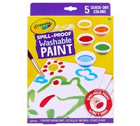 CRAYOLA Juego de pintura a prueba de derrames, pintura lavable para niños, edades de 3, 4, 5, 6 años