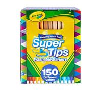 Crayola Juego de rotuladores 2 en 1 de punta fina y ancha para niños, rotuladores de colores para libros de colorear, regalos, 3+