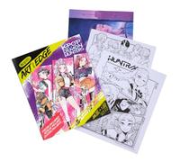 Crayola K-Pop Demon Hunters Art With Edge, Álbum Premium 28 Páginas Colorear con Póster, Hojas Sueltas, Arte para Adolescentes y Adultos, 8+