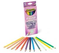 Crayola - Lápices de colores pastel de dibujo, caja de 12 colores ㅤ
