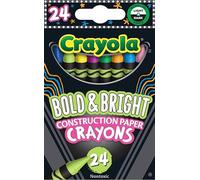 Crayola Lápices de papel de construcción, suministros escolares y de arte, 24 unidades, varios Co