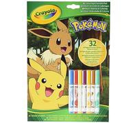 Libro Colorear CRAYOLA Actividades Pokémon