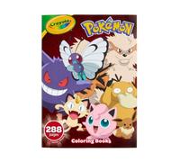 Crayola Libro para colorear Pokémon, 288 páginas, páginas para colorear Pokémon y calcomanías, regalo para niños de 3, 4, 5, 6 años
