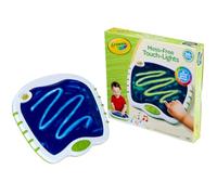 CRAYOLA Luces táctiles para niños, juguetes sensoriales musicales para niños pequeños, vacaciones, bloc de dibujo iluminado, pintura sin desorden, actividad de viaje, más de 2 años