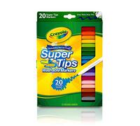 Crayola Marcadores lavables Super Tips de 20 unidades