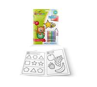 CRAYOLA Mini Kids - Álbum Colores y Formas, 24 Páginas para Colorear y 7 Lápices de Cera, Actividad Creativa para Niños, a Partir de 3 Años, 25-2727G