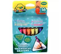 Ceras CRAYOLA Mini Kids Triángulares, Caja x16 Colores