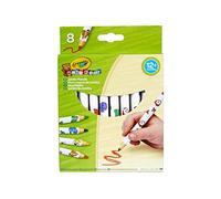 Crayola Mini Kids - Set de 8 Lápices de Colores Jumbo con Ilustraciones de Animales, Ideal para la Primera Infancia - Edad Recomendada: 12 Meses, 3678