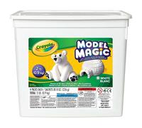 Crayola Modelo Magia Blanco Cubo Suave,Flexible,Secado Al Aire Modelado Material