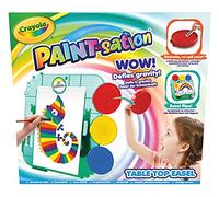CRAYOLA Paint-Sation: Caballete de Mesa | Kit de Pintura antiderrames | Ideal para niños a Partir de 3 años
