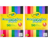 Crayola Papel de construcción, 96 hojas, paquete de 2