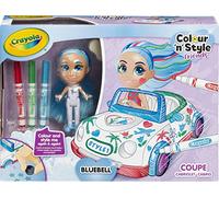 CRAYOLA Pintura Colour 'N' Style Friends Dolls-Coupe | Juego Creativo para Colorear con marcadores Lavables para niños a Partir de 3 años, Individual, Colores Variados, 9 Piezas (919128.004)
