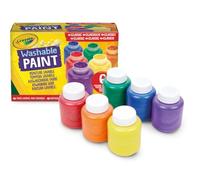 CRAYOLA - Pintura Lavable para Niños, Paquete de 6 Botes de 59 ml, Colores Clásicos, Edad Recomendada: a partir de 3 Años, 54-1204
