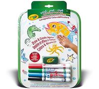 Crayola - Pizarra Colorea y Borra, Juego de 1 Pizarra Blanca de Borrado en Seco y 4 Rotuladores, 98-2003