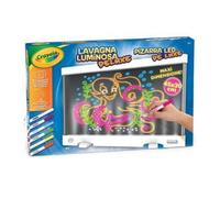 CRAYOLA - Pizarra Luminosa LED Deluxe de Superficie Amplia, Pizarra Borrable para Colorear, Juguete Creativo para Niños de 6 a 10 Años, 25-7246