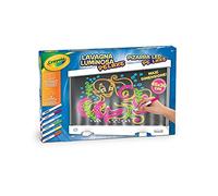 CRAYOLA - Pizarra Luminosa LED Deluxe de Superficie Amplia, Pizarra Borrable para Colorear, Juguete Creativo para Niños de 6 a 10 Años, 25-7246