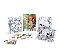 CRAYOLA POPS - Kit Actividades 3D, para Colorear y Crear Dibujos en 3D, Actividad Creativa y Regalo para Niños, Tema Selva, a Partir de 6 Años, 04-2802