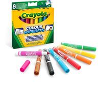 Crayola Rotuladores para Pizarra Blanca Lavable, 8 Varios Colores, Punta Cónica