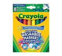 CRAYOLA - Rotuladores Ultra-Lavables, Punta Maxi, para la Escuela y el Ocio, 8 Colores, 8 Piezas, 58-8328