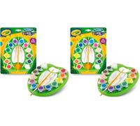 CRAYOLA - Set 12 Témperas Lavables con Pincel, 12 Colores Brillantes, Actividad Creativa para Niños, 54-1066 (Paquete de 2)