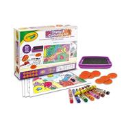 CRAYOLA - Stamp and Colouring Set, Actividad creativa infantil con temática de animales, a partir de 5 años, 04-2951