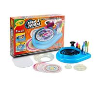 CRAYOLA - Super Spin and Spiral Art Station 3 en 1, para Crear Mandalas y remolinos de Colores con rotuladores y tintas de Colores, Idea de Regalo para niños, a Partir de 6 años, 74-7640