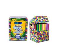 CRAYOLA Super Tips 58-5152 - Rotuladores lavables de punta media, paquete de 150 unidades, 150 colores, edad recomendada: a partir de 3 años