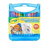 CRAYOLA Supertips - Set Maletín Rotuladores Lavables Súper Punta 65 Piezas