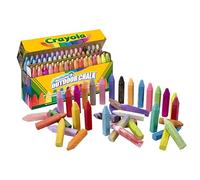 CRAYOLA - Tizas de Colores Tamaño Maxi para Dibujar en Asfalto, Colores Variados, Set de 64 Unidades, No Tóxico, Apto para Niños a Partir de 4 Años