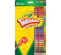 CRAYOLA- TWISTABLES 52 crayones retorcidos, Multicolor, Count (Pack of 1) (920030.112)