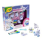 CRAYOLA - Washimals Arctic Adventure - Kit Actividades para Colorear y bañar a los Cachorros, Juego y Regalo para niños, a Partir de 3 años