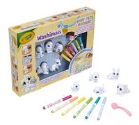Crayola Washimals Baby Pets Nursery - Set de Actividades para Lavar y Colorear a Tus Cachorros, Ambiente de guardería para Cachorros, Juguete y Regalo para niños, a Partir de 3 años, 74-7516