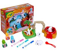 CRAYOLA- Washimals Dinosaurios, Set Isla, Mascotas para Pintar y Lavar, Apto para Niños a Partir de 3 años