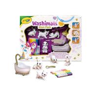 CRAYOLA - Washimals Mascotas, Set Baño Refrescante, Mascotas para Pintar y Lavar, Apto para Niños a Partir de 3 años