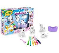 CRAYOLA Washimals - Playset Peculiar, Pintar y Lavar, Dragon Y Unicornio, Set Actividad Color y Lavado con 4 Cachorros con Bañera, óptimo como Regalo, Edad Recomendada: a Partir de 3 años