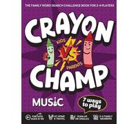 Crayon Champ Kids vs Parents Music: The family word search challenge book for 2-4 players