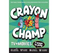 Crayon Champ Kids vs Parents TV and Movies: The family word search challenge book for 2-4 players