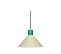 Hübsch Lámpara colgante Crayon, verde/verde claro, hierro, E27