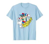 Crayon Shin-Chan Action Kamen Shin-Chan American Comic Style Camiseta, Hombre, Azul Bebé, XL