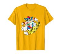 Crayon Shin-Chan Action Kamen Shin-Chan American Comic Style Camiseta, Hombre, Dorado Brillante, M